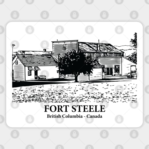 Fort Steele - British Columbia Magnet by Lakeric